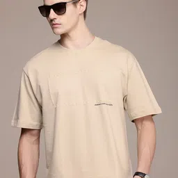 French Connection Men Typography Pure Cotton Bio Finish T-shirt-image-63