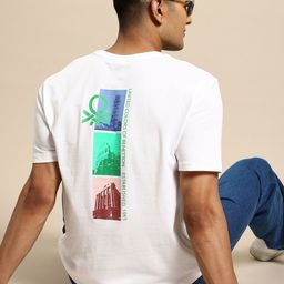 United Colors of Benetton Relaxed Fit Photographic Print T-shirt-picture-35