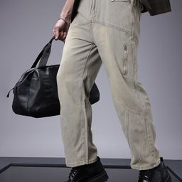 SOKO STREET Men Cargo Fit Heavy Fade Stretchable Jeans-picture-34
