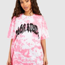 Boohoo Tie and Dye Oversized T-shirt-image-39
