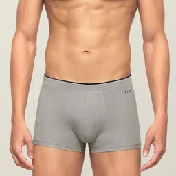 XYXX Men Solid Pack Of 3 Uno IntelliSoft Micro Modal Trunk image 4