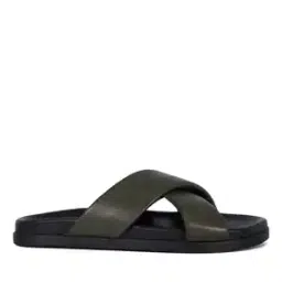 Isaacs Leather Cross Strap Sandals-picture-23