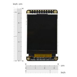 DFRobot Fermion: 1.8″ 128×160 IPS TFT LCD Display With SPI Interface And MicroSD Card Reader For Arduino And Microcontrollers (Breakout)DFRobot Fermion: 1.8″ 128×160 IPS TFT LCD Display With SPI Interface And MicroSD Card Reader For Arduino And Microcontrollers (Breakout) image 5