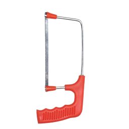 6-Inch 150mm Mini Hacksaw With Red Handle And Cutting Blade For Small Projects - RS7562 6-Inch 150mm Mini Hacksaw With Red Handle And Cutting Blade For Small Projects - RS7562 image 1