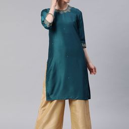 Rangriti Women Ethnic Motifs Embroidered Kurta-image-37