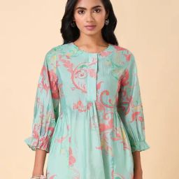 Marigold Lane Blue Regular Fit Printed Top-picture-25