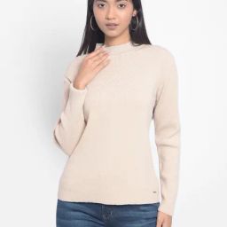 Crimsoune Club Beige Regular Fit Sweater-31