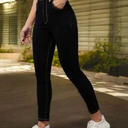 Dolce Crudo Black Skinny Jeans-image-43