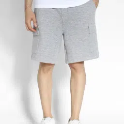 American Eagle Men Grey 24/7 7 Inches Cargo Jogger Short-picture-17
