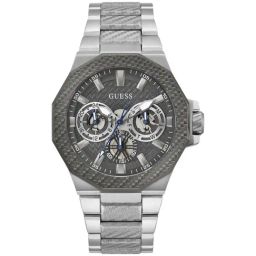 Guess Indy Men Grey Round Dial Analog Watch - GW0636G1-25