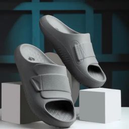 Liberty Men's Dark Grey Slides-picture-30