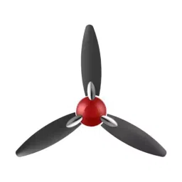 Usha Bloom Daffodil Sparkle Red and Black 1250 mm Ceiling Fan-image-59