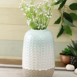 Tayhaa Multicolor Ceramic Flower Vases - Set of 1-10