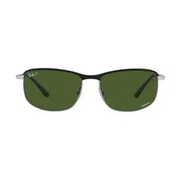 Ray-Ban 0RB3671CH Green Polarized Rectangular Sunglasses - 60 mm-8