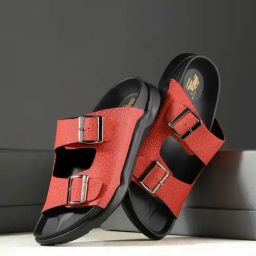 Hitz Men's Red Casual Sandals-picture-19