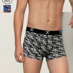 XYXX White & Blue Printed Trunks (Pack of 2)-image-86