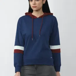 Van Heusen Navy Cotton Sweatshirt-image-46