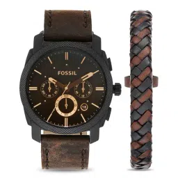 Fossil FS5251SET Machine Analog Watch for Men with Bracelet-63