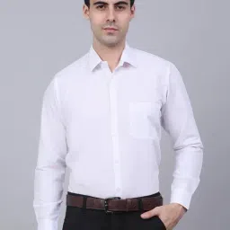Jainish White Regular Fit Shirt-11