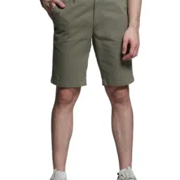 Jack & Jones Deep Lichen Green Regular Fit Checks Shorts-image-16