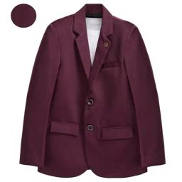 Charchit Wine Cotton Comfort Fit Blazer with T-Shirt-image-21