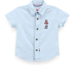 U.S. Polo Assn. Kids Blue Solid Shirt-picture-27