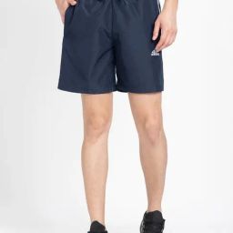 adidas CHELSEA Navy Regular Fit Striped Sports Shorts-image-67