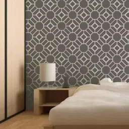 Kayra Decor Geometric 24x40 Inch Wall Design Stencil Painting KDS90055-8