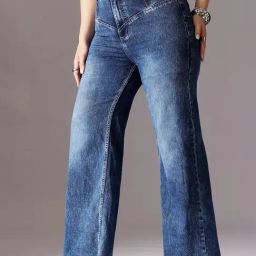 Miss Chase A+ Blue Flare Fit Jeans-image-72