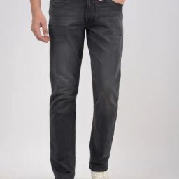 Numero Uno Black Regular Fit Jeans-image-78