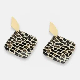 Sohi Gold Plated Party Designer Drop Earrings-image-73