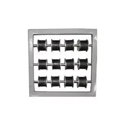 Brindavan Udyog India 300x300 mm Carbon Steel Square 16 Hopper Magnet-picture-15