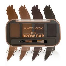 Matt Look The Brow Bar Eyebrow Palette 03 Intense - 8 gm-image-95