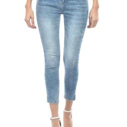 NUMERO UNO Light Blue Denim Skinny Fit Mid Rise Jeans-picture-45