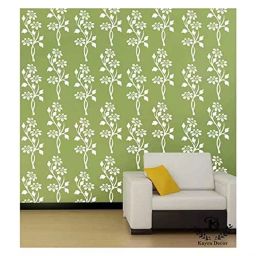 Kayra Decor Floral 16x24 Inch Wall Design Stencil Painting KHS346-image-94