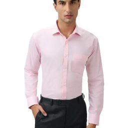 Park Avenue Red Slim Fit Formal Shirt-picture-20