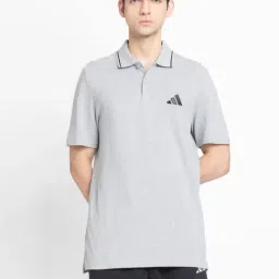 adidas Grey M SL PQ PS Polo T-Shirt-image-93