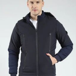 Monte Carlo Black Regular Fit Jacket-7