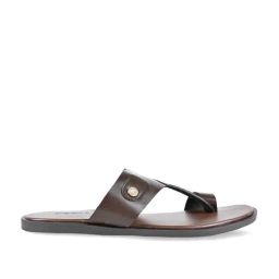 Regal Men's Brown Toe Ring Sandals-image-95