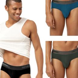 Freecultr Multi Comfort Fit Briefs - Pack of 3-image-103