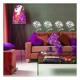 Kayra Decor Lotus 16x24 Inch Wall Design Stencil Painting KHSNT079-image-39