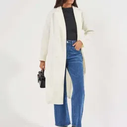 Styli Off-White Plain Blazer-image-17