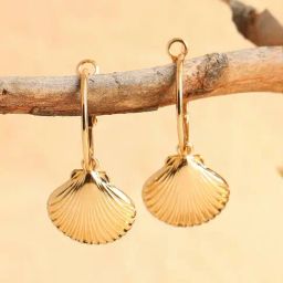 Sohi Gold Plated Casual Designer Drop Earrings-12