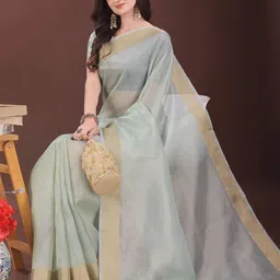 ALAGINI Woven Design Saree-image-5