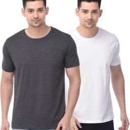 Color Capital Multicolored Regular Fit T-Shirt - Pack of 2-image-24