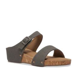 Eridani Women's Jake Grey Casual Wedges-image-5