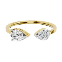 Sparkles Lab Grown Diamond 14k (585) Yellow Gold Ring for Women-picture-42
