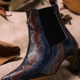 Saint G Women's Chloé Blue Chelsea Boots-picture-26