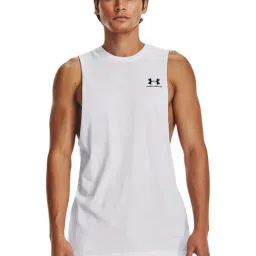 Under Armour White Regular Fit Tank Tee-picture-17
