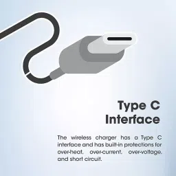 Zebronics ZEB-WCP1001S 10 W Black Wireless Charging Pad with Foreign Object Detection image 3